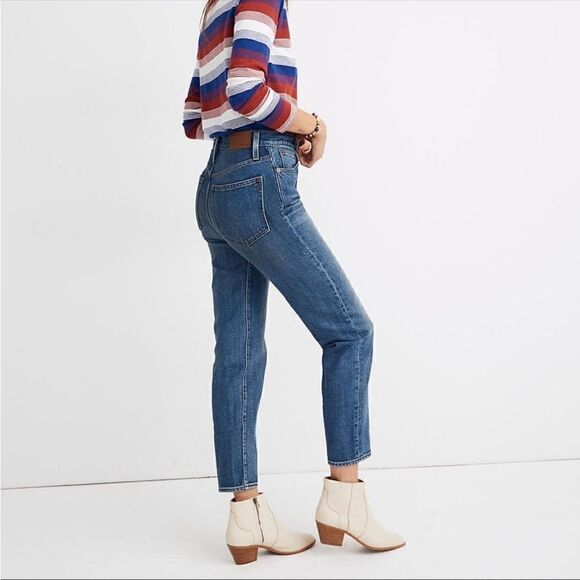 Madewell The Momjean in Downey Wash High Waist Easy Fit Women’s Size 26 - Picture 9 of 9